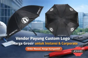 Vendor Payung Custom Logo Harga Grosir untuk Instansi & Corporate